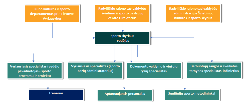 sporto struktura